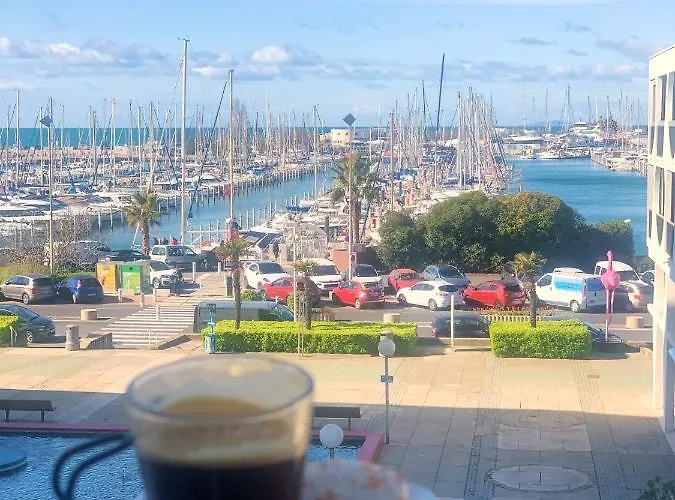 Vue Port Et Accès Direct Mer, Centre De Motte Prés De Montpellier Apartamento